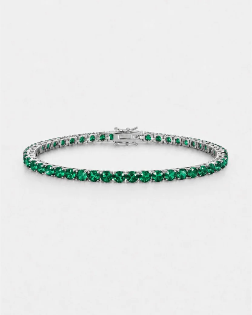 Pulseira Riviera com Zircônias Cravejadas