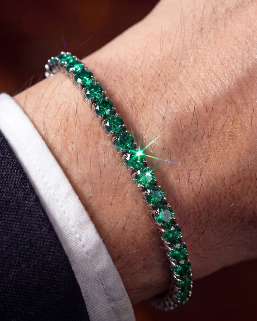 Pulseira Riviera com Zircônias Cravejadas