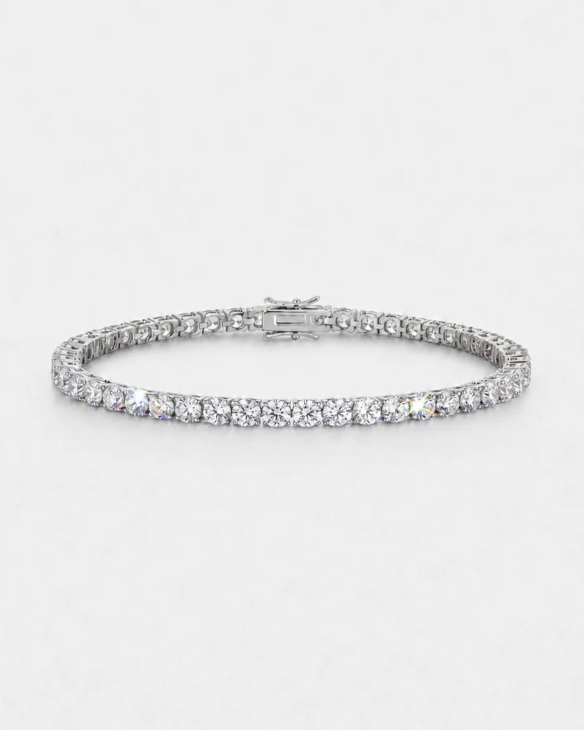 Pulseira Riviera com Zircônias Cravejadas