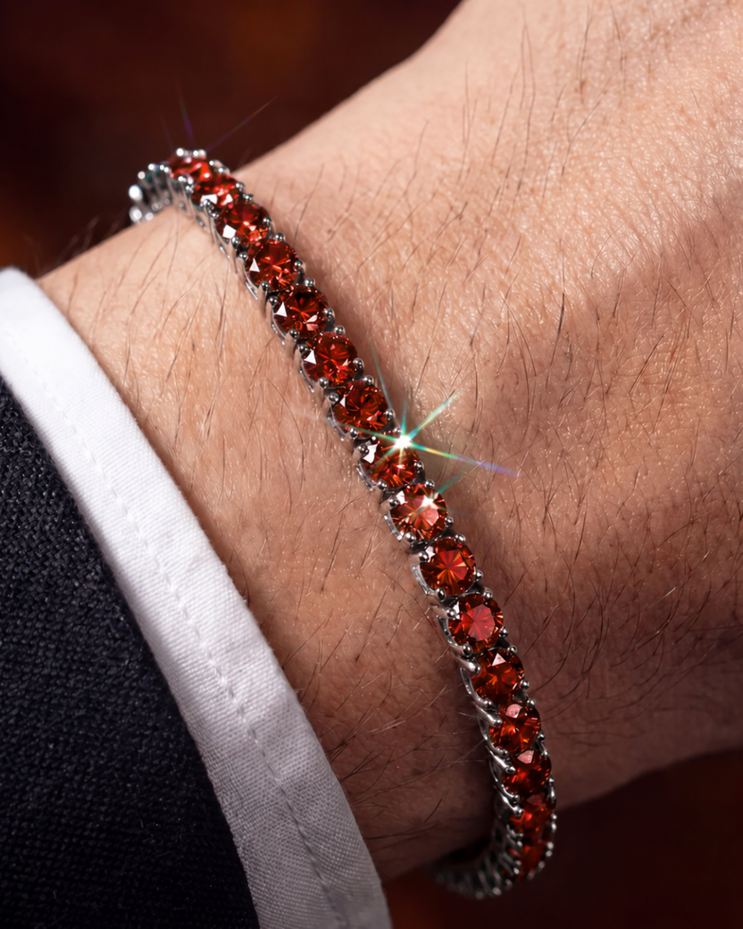 Pulseira Riviera com Zircônias Cravejadas