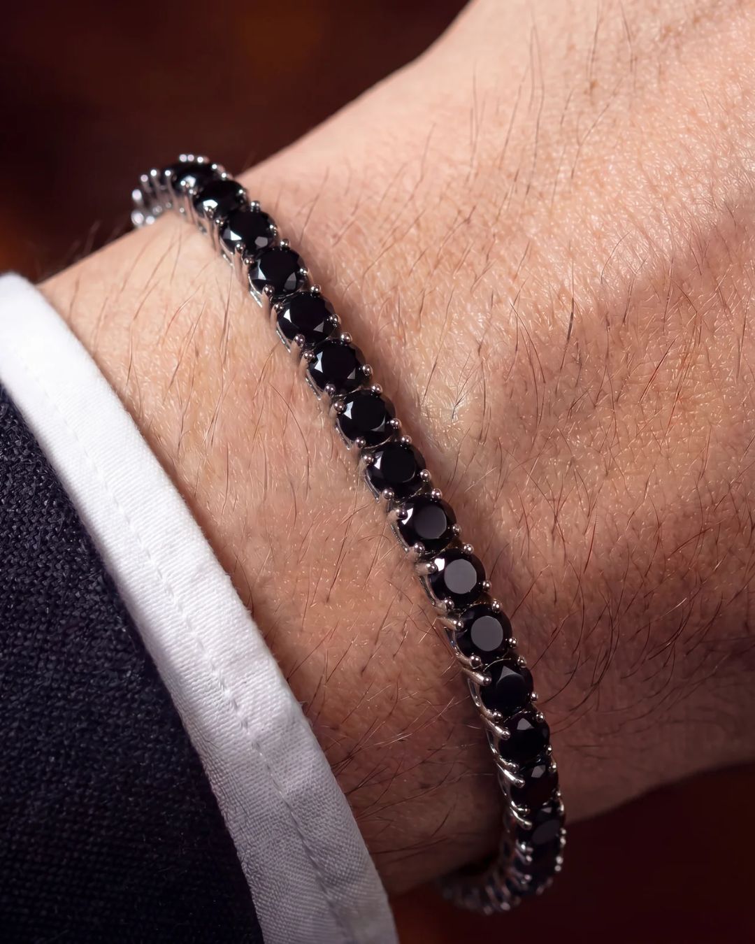Pulseira Riviera com Zircônias Cravejadas