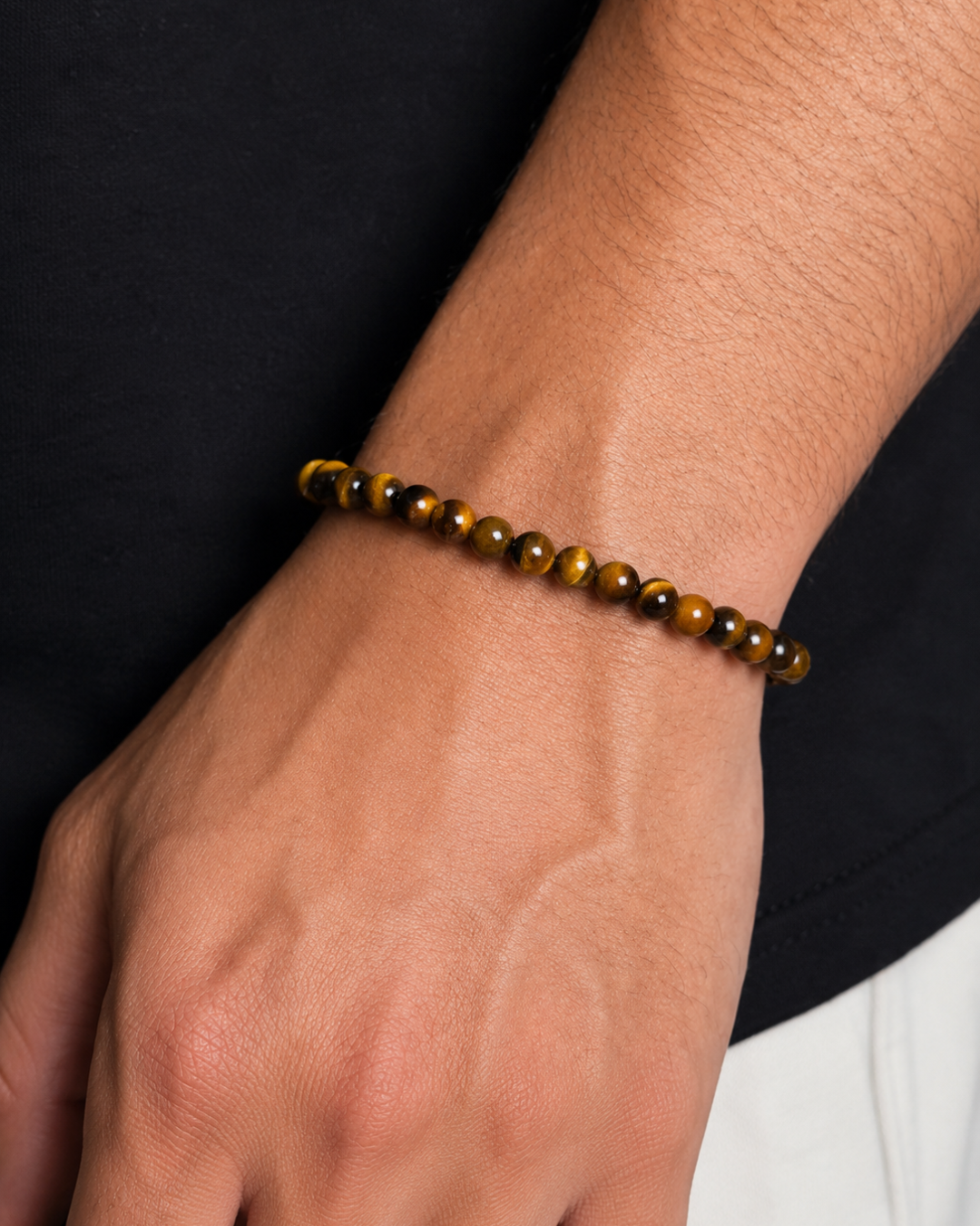 Pulseira Cairo - Pedra Olho de Tigre